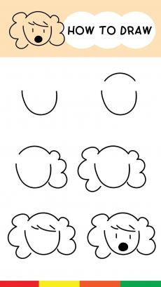 How to drawing Poodle
