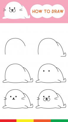 How to drawing seal