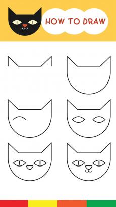 How to drawing cat