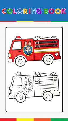 How to drawing Zootopia:fire engine