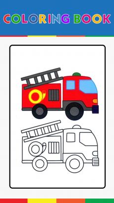 How to drawing fire engine