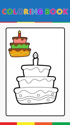 How to drawing birthday cake