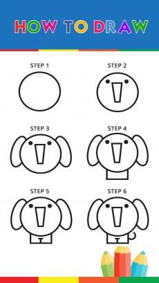 How to drawing elephant
