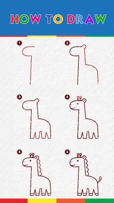 How to drawing giraffe
